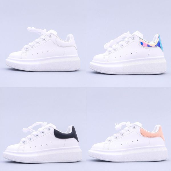 

2021 kid classics 3m reflective sneaker children trainer outdoor jogging footwear boy girl casual skate shoe kids fashion sport shoes size24, Black