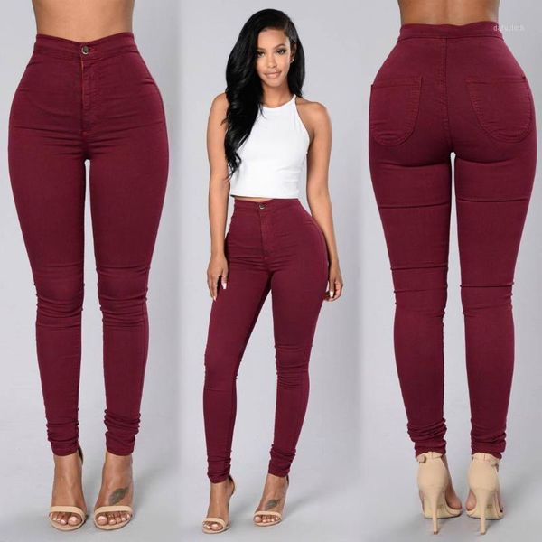 

high waist comfortable baggy jeans women fashion plus size casual washed women's, Blue