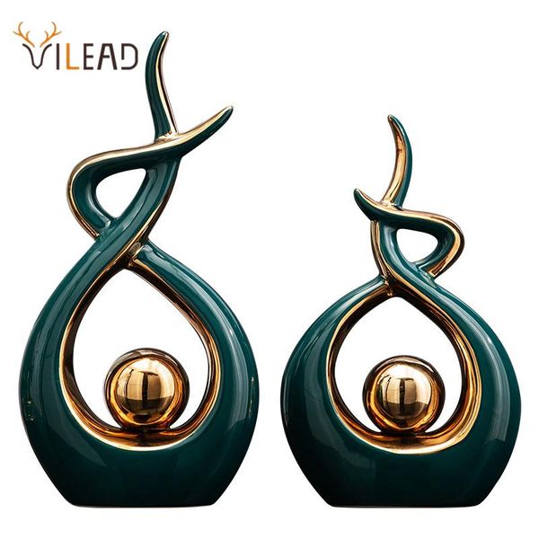 

decorative objects & figurines vilead ceramic abstract small nordic creative ornaments bookshelf tv cabinet living room porch decorations lo