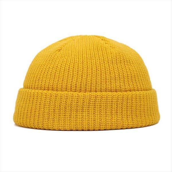 

Zhuzunzhe Autumn And Winter Dome Elastic Hat Monochrome Curling Mens Knitted Woolen Ladies Warm, Blue;gray