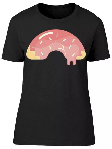 

a melted donut tee women's -image by shutterstock women's t-shirt, White;black