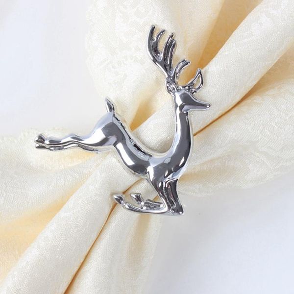 

napkin rings 12 pcs rings, leaf holders elk reindeer buckle snowflake ring dinner table