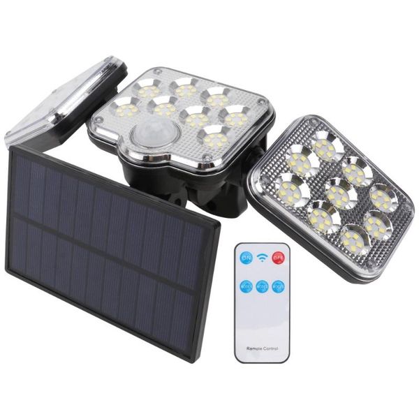 

wall lamp 1pc durable solar intelligent home light waterproof safe black