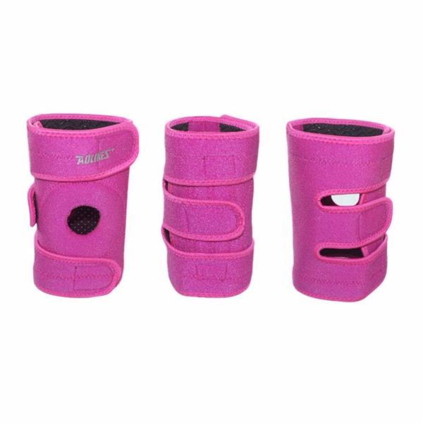 

elbow & knee pads magnetic support, neoprene open patella arthritis pain sport brace guard, Black;gray