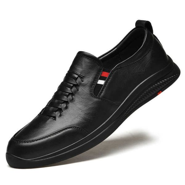 

tangzuo ls9716 casual leather sho, batch 105 yuan, 38-44 yuan, Black