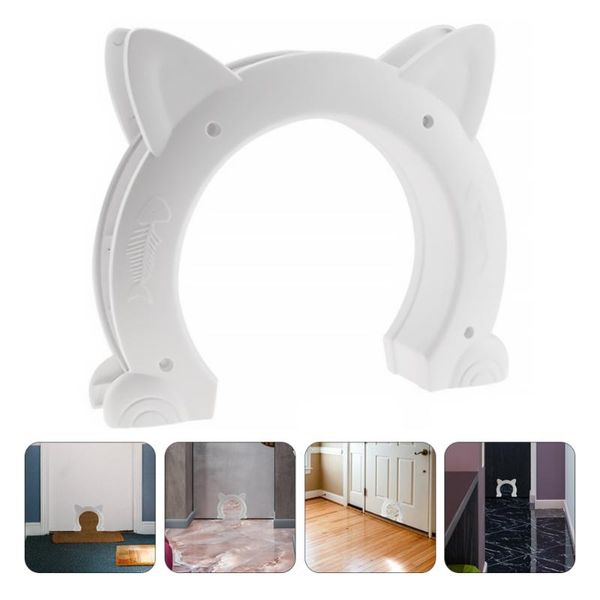 

cat toys door for interior exterior pet kitty pass portal diy supply