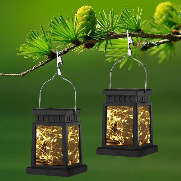 

solar lamps 30 led string light lantern waterproof yard garden decor practical multi-functional durable hang fairy lamp