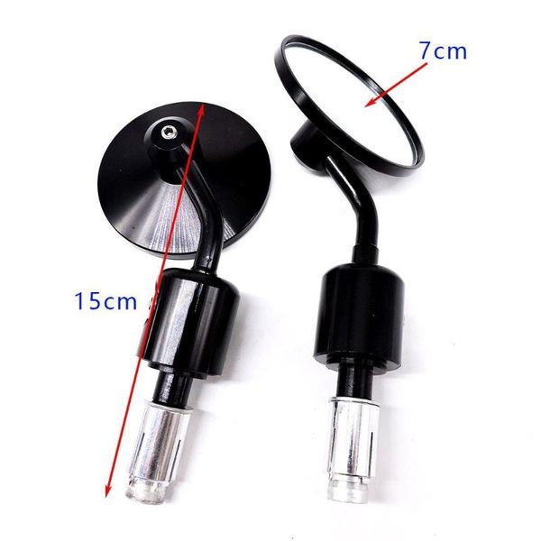 

motorcycle rearview mirror e-bike cnc modified cool universal hand scooter mirrors