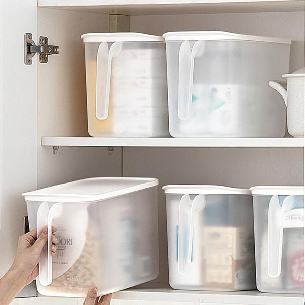 

storage bottles & jars kitchen box cabinet refrigerator sealed with lid sundries and grains food sorting