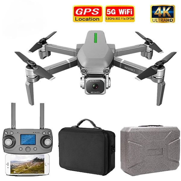 

rc drone quadcopter 4k hd camera 5g wifi gps drones with one key return altitude hold 800m wifi image distance dron toys