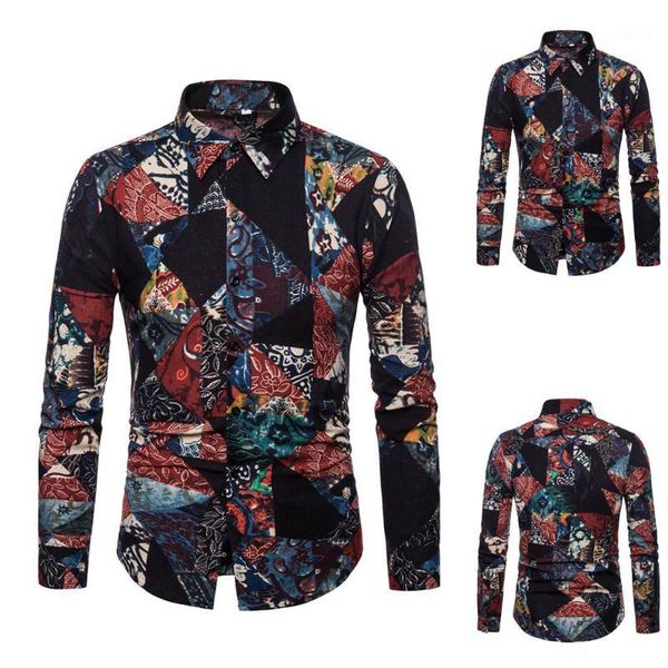 

men's casual shirts autumn winter long sleeved patchwork fastener sweatshirts blouse camisa masculina 2021 w1227, White;black