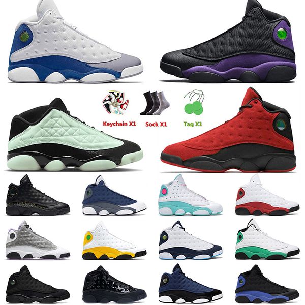 

2022 basketball jumpman shoes 13 13s xiii french blue court purple singles day soar green gold glitter starfish red flint men women trainers