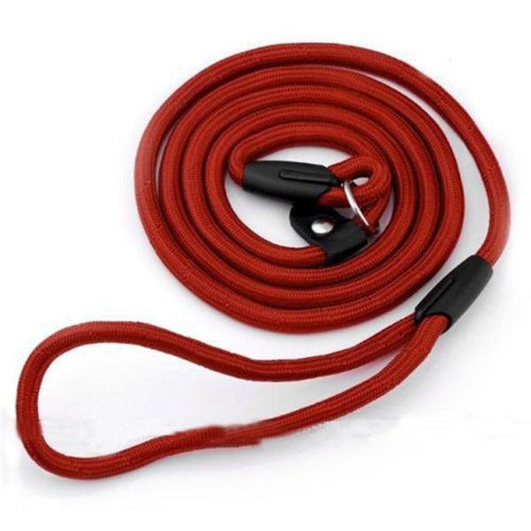 

dog collars & leashes 1.3m useful dogs pet collar traction rope supplies harness adjustable woven chain leash 2021