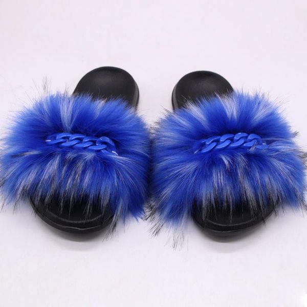 

summer imitation fur slippers women's plush fleece flat-bottomed outdoor sandals selling style in 2021 tx32, Black