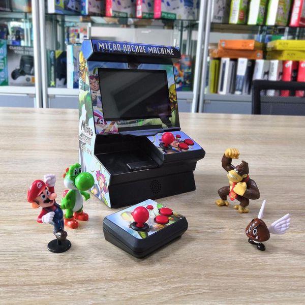 

8bit 4.3inch tft portable mini retro classic wireless handheld game console micro arcade station built-in 300 games tv output players