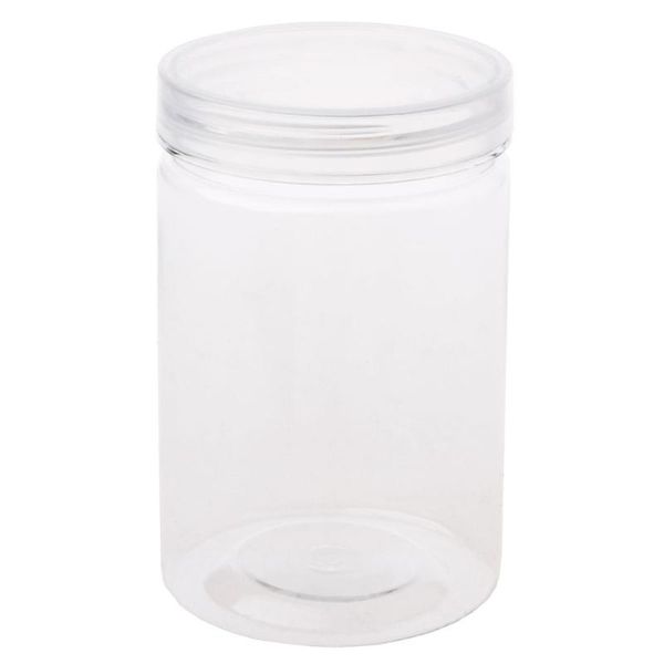 

round storage container jar sealed with clear lid bottles & jars