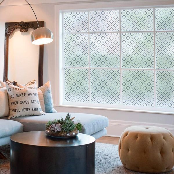 

window stickers heat insulation shading film grid sunscreen home bedroom kitchen bathroom frosted balcony sliding door sticker