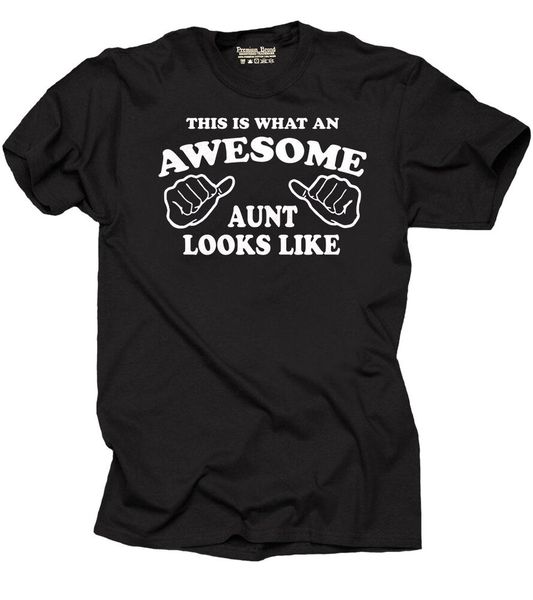 

awesome aunt t-shirt aunt tee shirt gift for aunt family tee shirt auntie, White;black