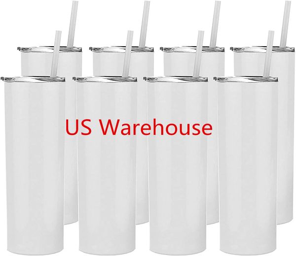 

wholesale party favors 20oz straight blanks white sublimation tumblers for diy heat transfer birthday easter gifts coffee tea mugs