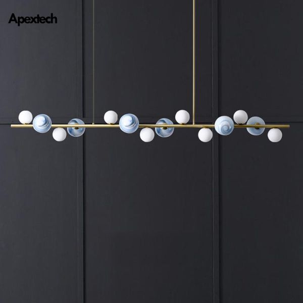 

chandeliers horizontal ceiling hanging chandelier lights kitchen island linear bar pendant lamp dining room restaurant lobby lighting decor