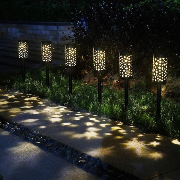 

solar lawn light landscape spotlights outdoor garden led ground lights pathway floor decking lamp lamps