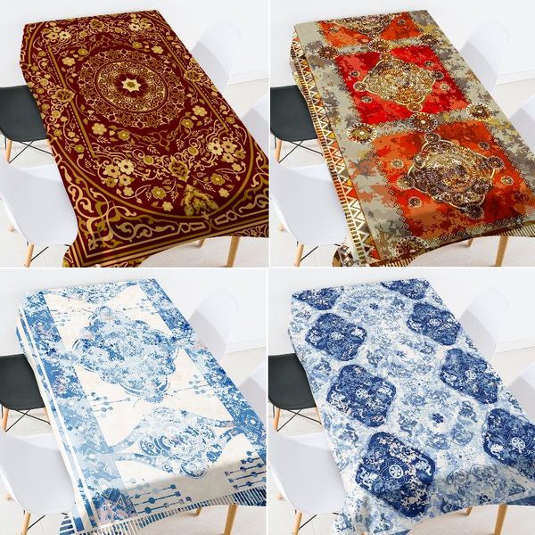 

table cloth geometric stripe printing runner tablecloth dining tables cover for picnic blanket