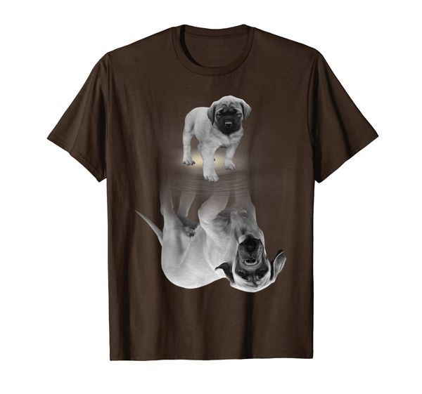 

english mastiff i'm telling my mom tshirt dog mother's day, White;black