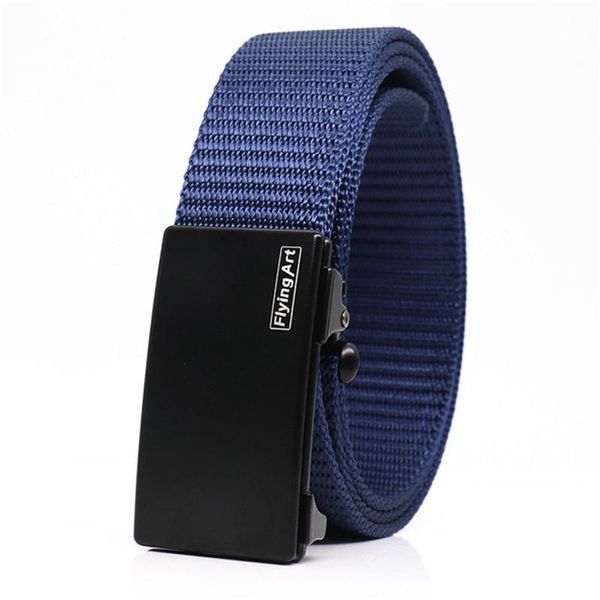 

belts 2021 belt automatic buckle nylon wholesale men's casual ladies jeans toothless youth canvas, Black;brown
