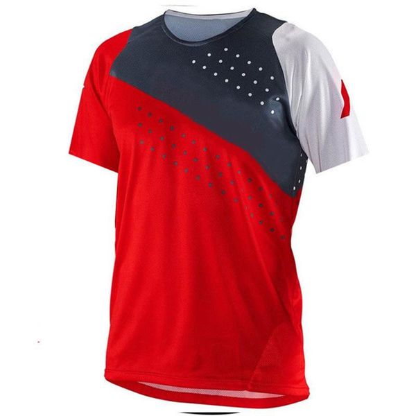 

racing jackets professionally cycling mountain bike outdoors fast motocross downhill wear jersey short shirts jacket for clothes, Black;red