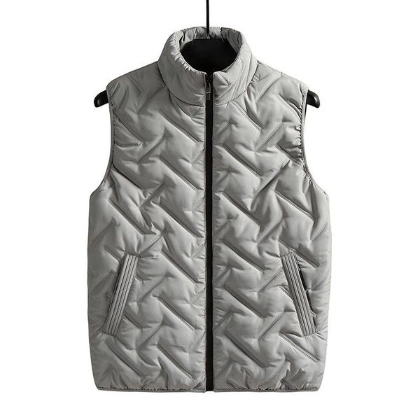 

men's vests fashion mens jacket sleeveless vest thermal soft casual coats male cotton pographe waistcoat travel coat 8xl, Black;white