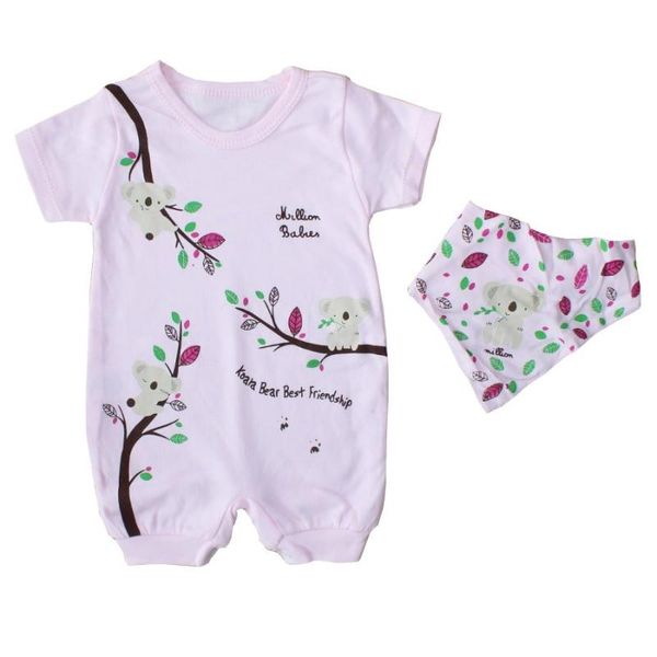 

pink bear written short-sleeve smocked baby girl jumpsuit jumpsuits, Blue
