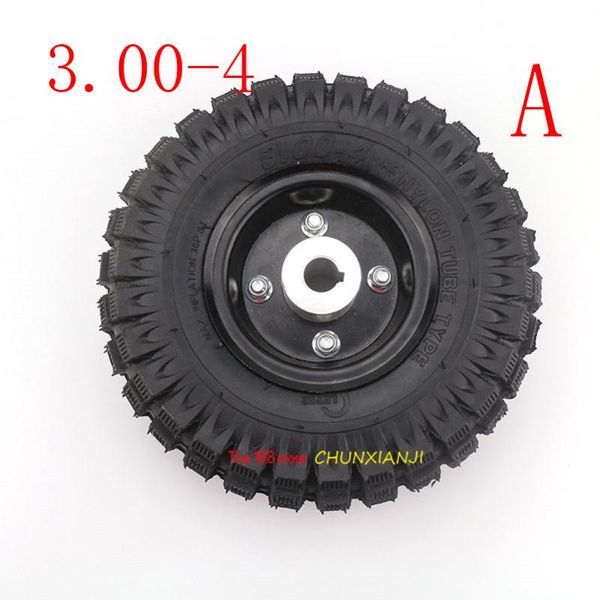 

motorcycle wheels & tires good quality 3.00-4 4.10-4 trye and inner tube rim wheel alloy hub for 49cc atvquad go kart gas scooter bike motor