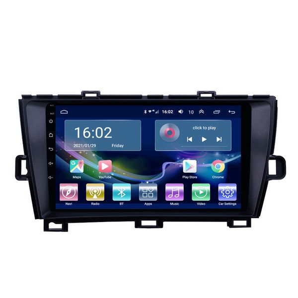 

car android radio video multimedia gps navigation wifi bluetooth dvd player for toyota prius 2009-2013