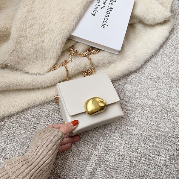 

mini chain female bags trendy cute lock one-shoulder personalized messenger bag