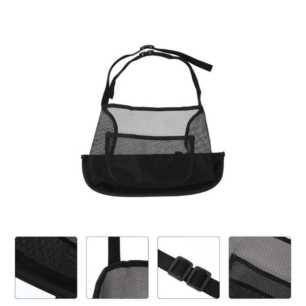 

car organizer large capacity storage bags backseat net pocket handbag holder for