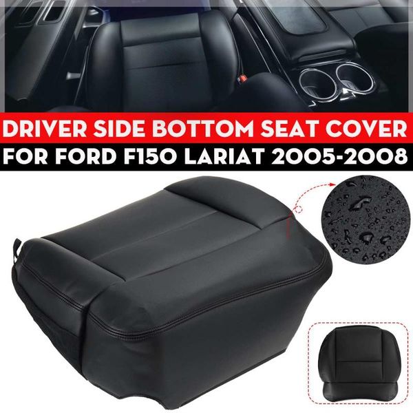 

car seat covers waterproof front driver side bottom cover pu leather cushion for f150 lariat xl xlt stx fx4 2005 2006 2007 2008
