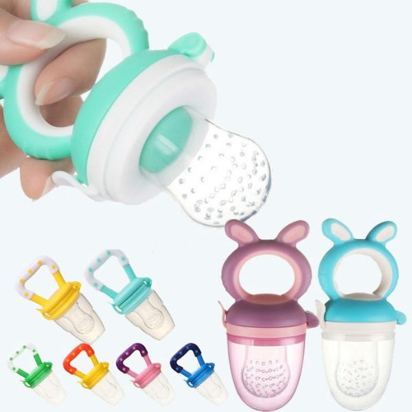 

pacifiers# 3-15m baby nipple fresh food nibbler kids fruit feeding pacifiers feeder safe supplies teat pacifier bottles