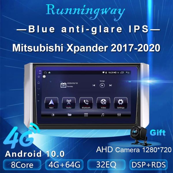 

player runningway android 10.0 car dvd for mitsubishi xpander 2021 - 4g+64g radio multimedia video navigation gps