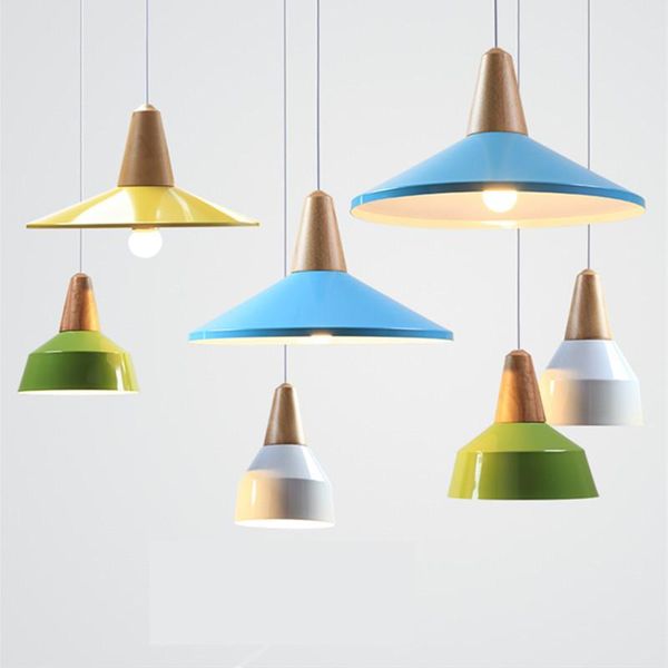 

nordic led iron luminaire suspendu light fixtures hanging lamp pendant commercial lighting dining room living bedroom lamps