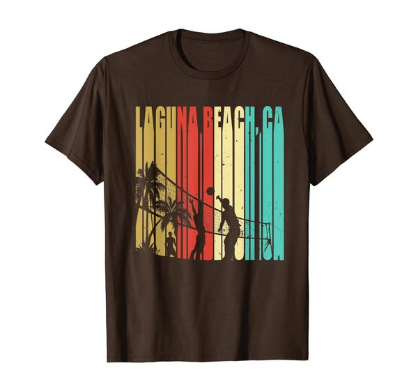 

laguna beach california shirt beach volleyball, White;black