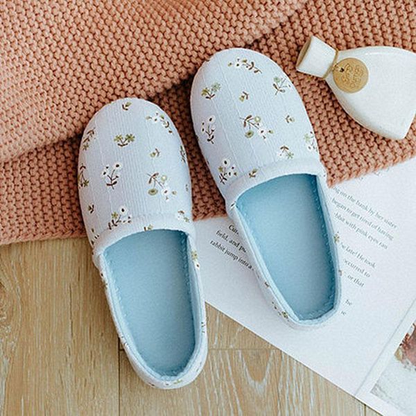 

slippers 2021 women floral cotton breathable shallow shoes indoor outdoor comfort soft anti-slip slides female home footwear, Black