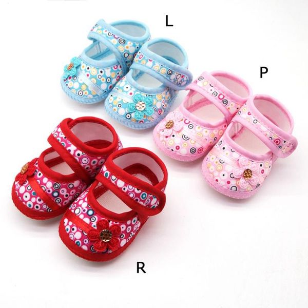 

first walkers baby girls toddler shoes infant spring soft sole non-slip pu princess casual with bowknot 0-18m k