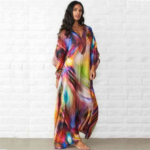 

quick-drying kaftan beach cover up pareos de playa mujer wear oversize bikini robe plage tunic q831 210420, White;black