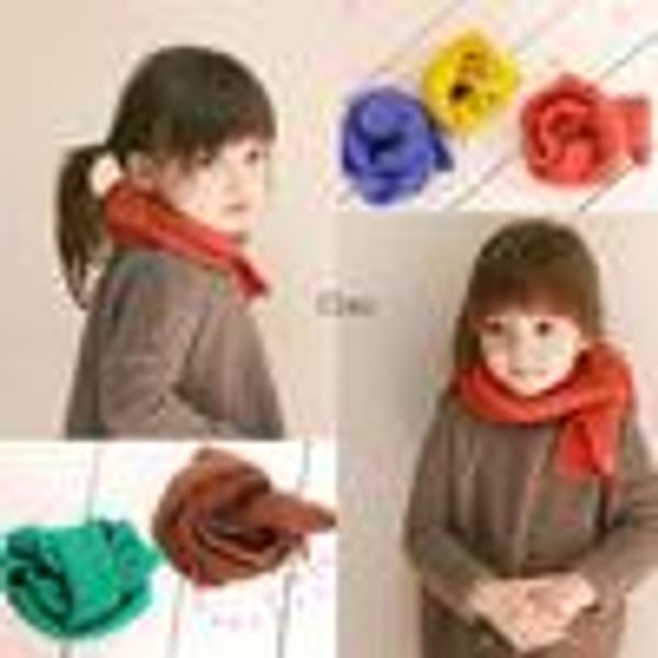 

kids scarf girls scarves child neckerchief autumn and winter scarf knitted scarves fashion warm neckerchief children's scarves baby sca, Red;brown