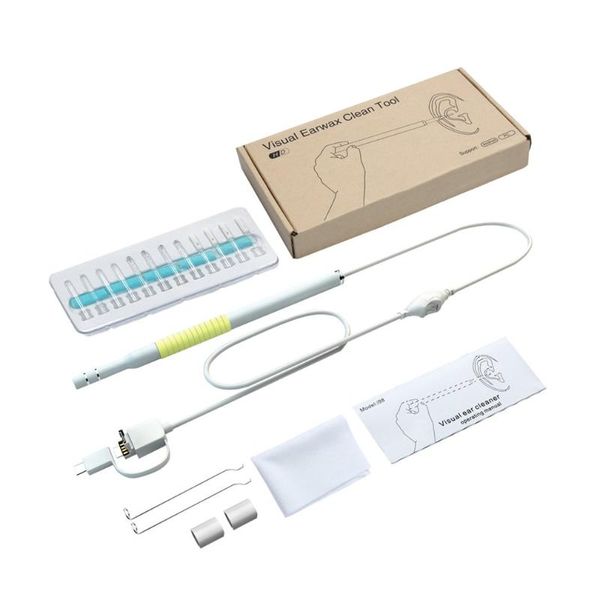 

cameras 5 colors 3 in 1 usb visual ear cleaning endoscope multifunctional cleaner spoon earpick otoscope mini camera