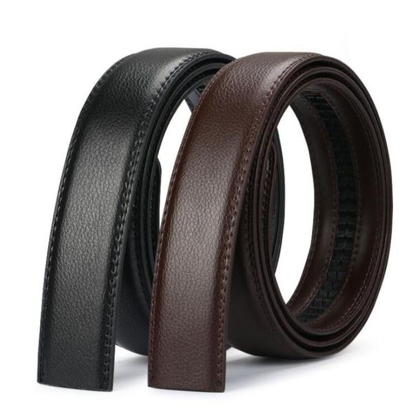 

belts men's automatic buckle no belt brand men male genuine strap jeans, Black;brown