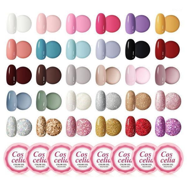 

gel nail kit 30 colors 5ml crystal polish extension builder 12/16/20pc all for manicure art tools kits1