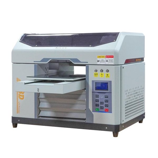 

printers domsem uv flatbed printer impresora printing machine a3+ 30*45cm for phone case good wood acrylic pvc card leather pen
