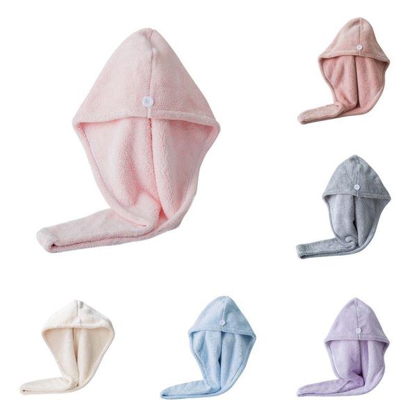 

towel household magic microfiber hair quick drying absorb moisture dryer bath shower wrap hat cap