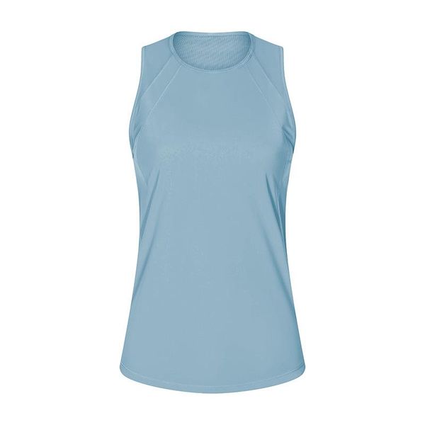 

back hollow fitness clothing sleeveless comfortable tank women style sports lightweight breathable t shirt yoga outfit